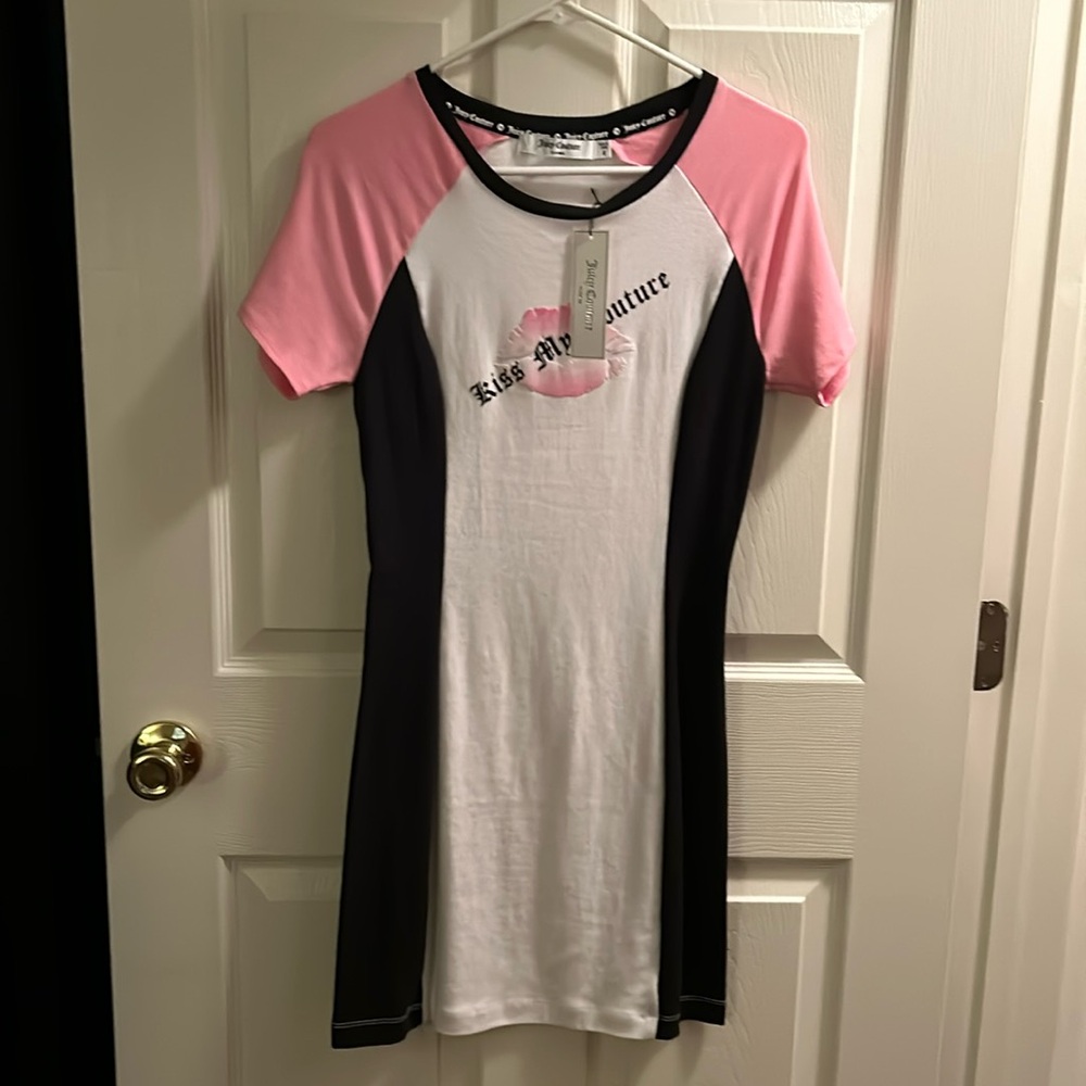 Juicy couture mini dress. With kiss my couture on the front.